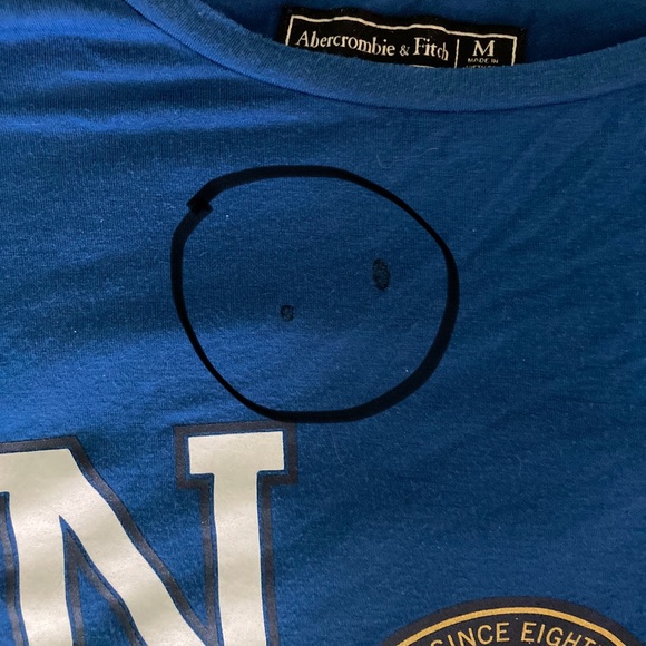 Abercrombie & Fitch Royal Blue Mid Crop Top - Picture 6 of 10